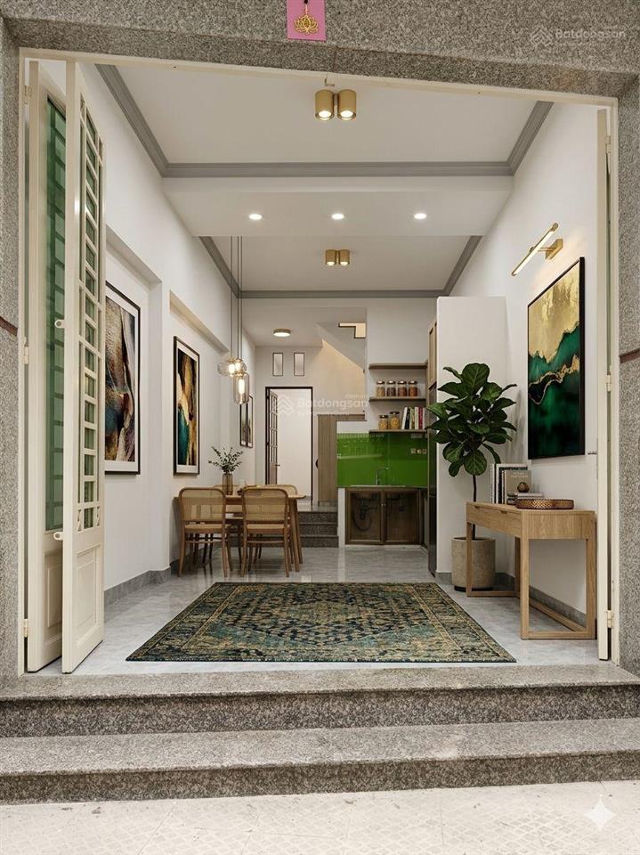 Bán nhà hẻm ba gác âu dương lân  2 tầng 3pn  60m2 nở hậu tài lộc  giá 6.480 tỷ