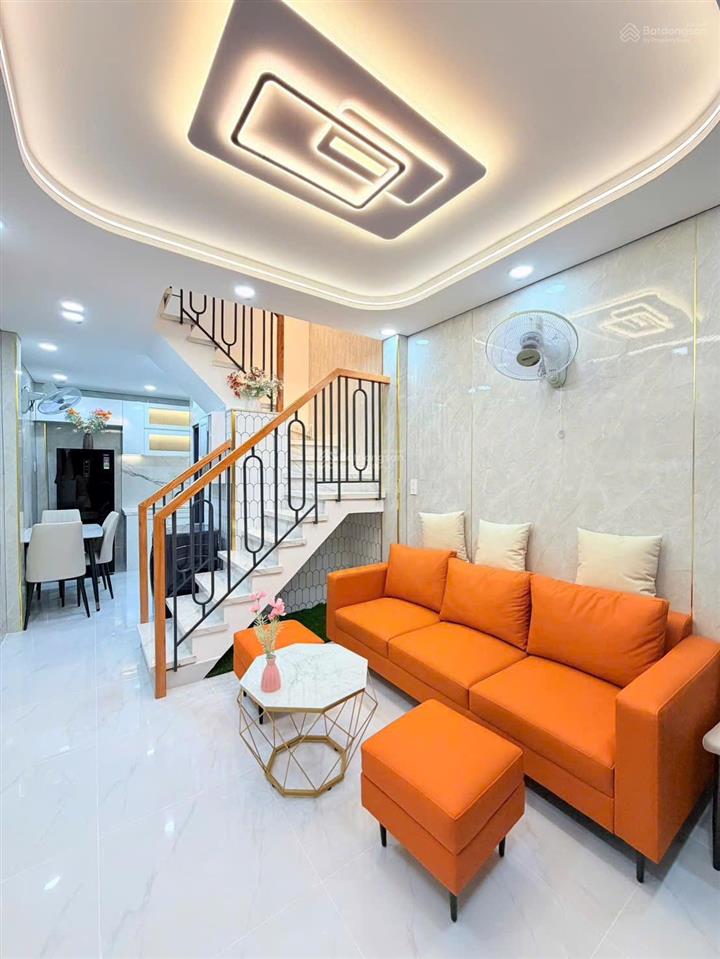 Nhà đẹp vừa vặn cho gd 34tv, có sổ hồng riêng, 2pn, gần bv hồng đức, quang trung, gò vấp, 3.35 tỷ