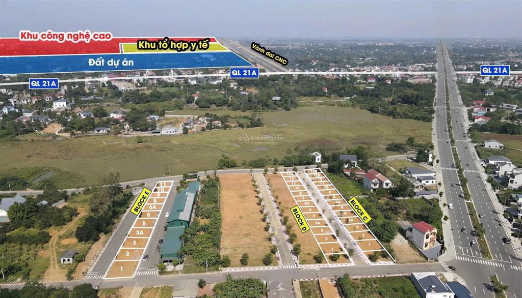 Bán đất nền hòa lạc 100m full thổ cư lô góc 2 mặt tiền gần đhqg giá tốt