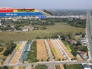 Bán đất nền hòa lạc 100m full thổ cư lô góc 2 mặt tiền gần đhqg giá tốt