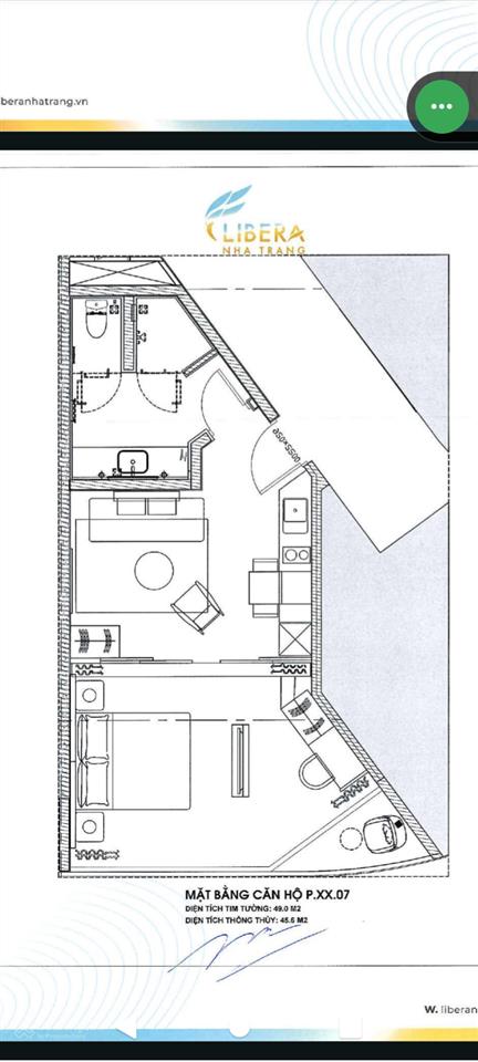 Căn hộ đẹp, nhiều tiện ích tại paramount, vega city nha trang, 3,85 tỷ, 50m2