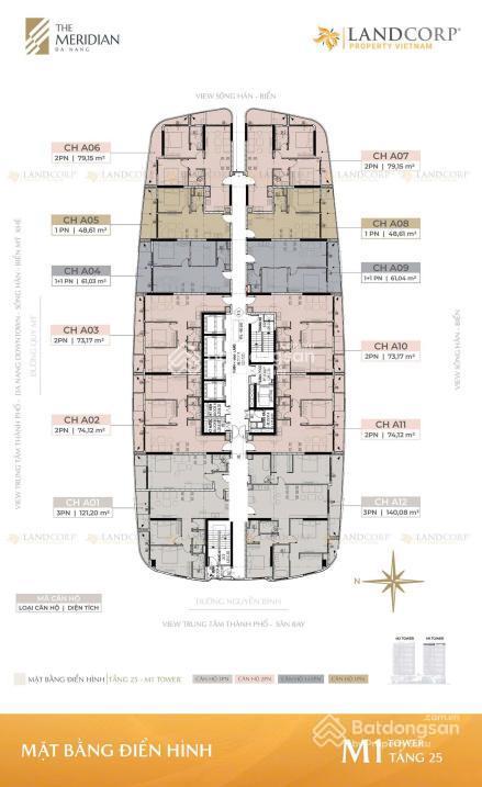 The meridian  căn hộ cao cấp bên sông hàn, liền kề điểm bắn pháo hoa diff & tháp 69 tầng sun group