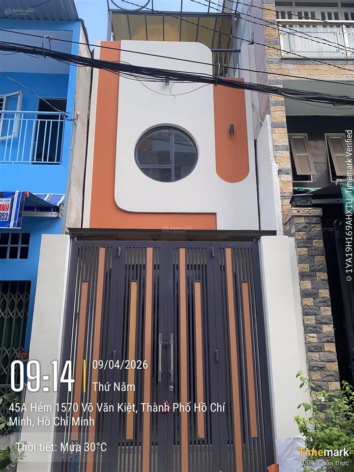 Hẻm xe hơi tránh nhau , nhà 3 tầng ,3pn,3wc dt 38m2. giả chỉ nhỉnh 5 tỷ . đường bình tiên, quận 6