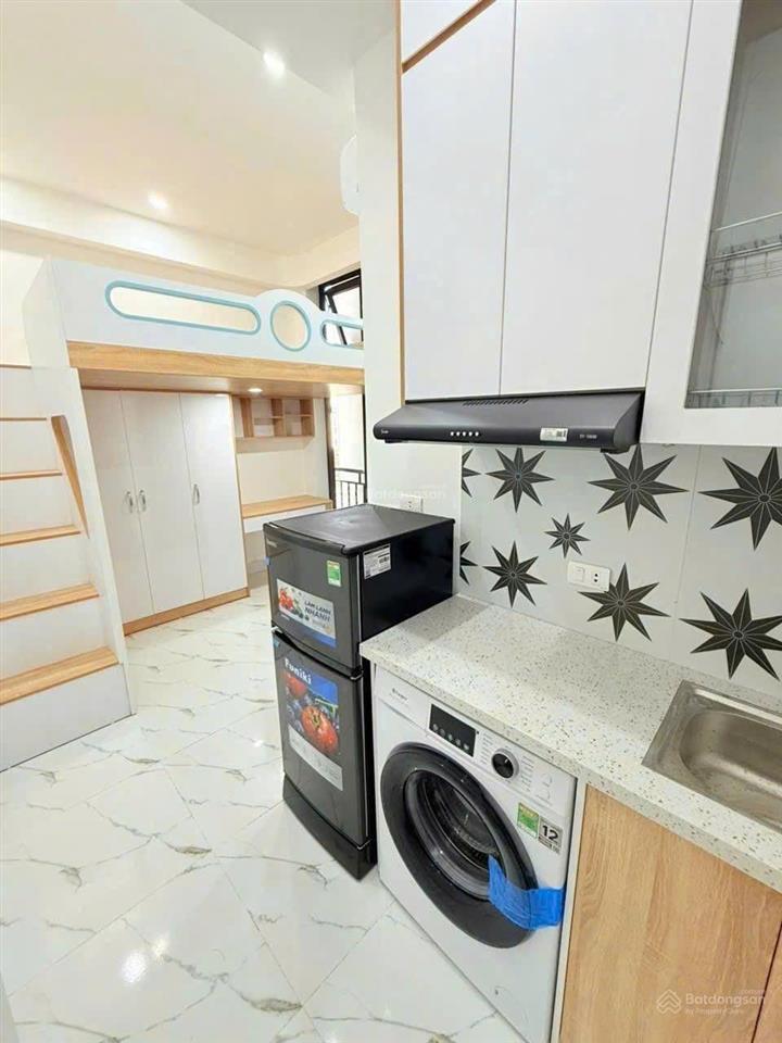 Bán tòa chdv mai động 7 tầng 27 phòng full nội thất thuê full, dòng tiền 120 tr/th