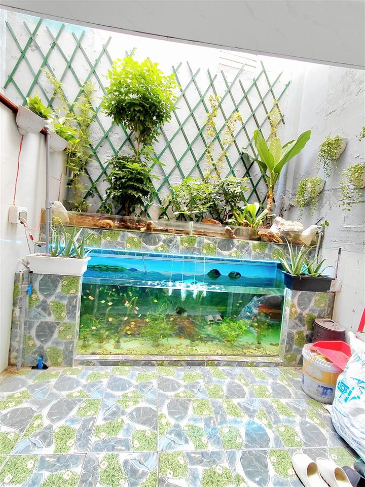 Nhà 5 tầng xây mới 100%76m2 (4m x 19m) hẻm xe tải 8m thẳng 1 trụcdương thị mười gần bệnh viện qu