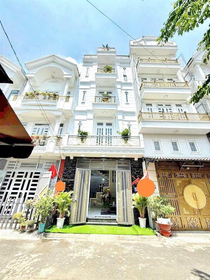 Siêu phẩm 4 tầngngang đỉnh 5mfull nội thất cao cấpđường 10m xe ô tô đậu ngày đêmlê văn khương