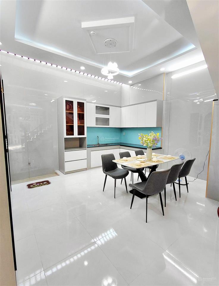 Siêu phẩm 4 tầngngang đỉnh 5mfull nội thất cao cấpđường 10m xe ô tô đậu ngày đêmlê văn khương