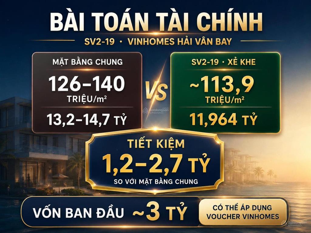 Căn xẻ khe riêng rất hay sv219  phân khu đảo ngọc  mặt tiền 7,5m  đáng để xem qua một lần