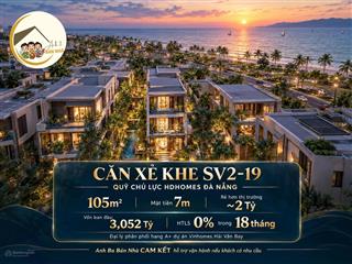Căn xẻ khe riêng rất hay sv219  phân khu đảo ngọc  mặt tiền 7,5m  đáng để xem qua một lần