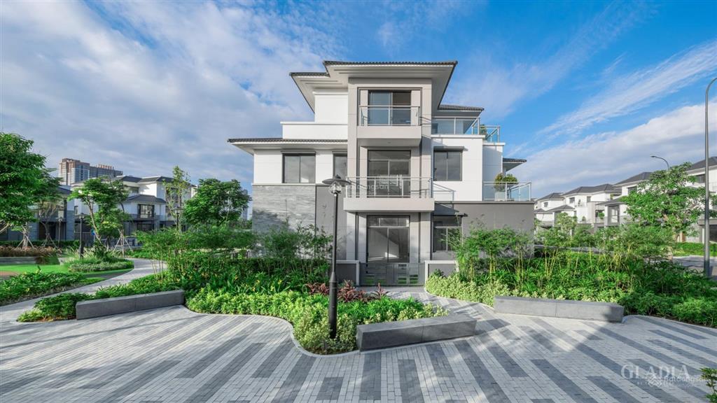 Bán biệt thự đơn lập 3 mặt tiền gladia khang điền, 77 tỷ, 280 m2, 4pn, 5wc, q2, hcm