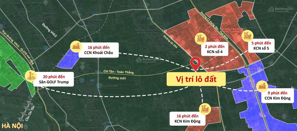 Lô đất cực đẹp tại toàn thắng, kim động, hưng yên