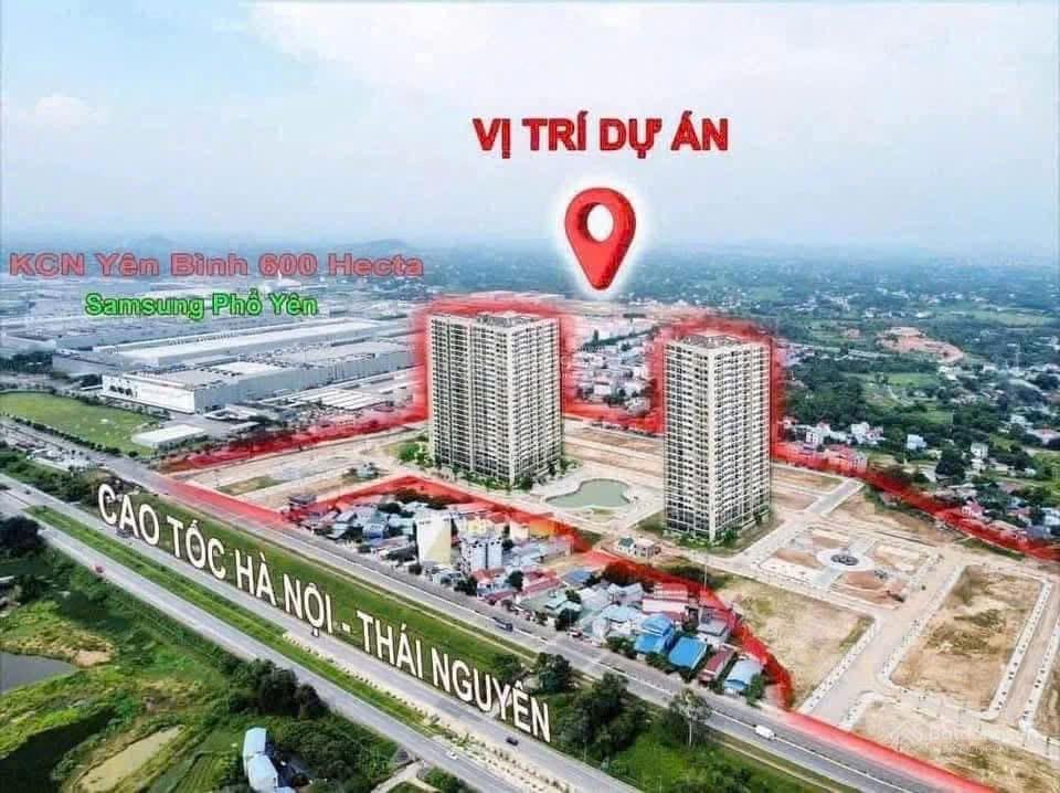 Chung cư yên bình complex thái nguyên ngay sam sung  sổ lâu dài  giá rẻ