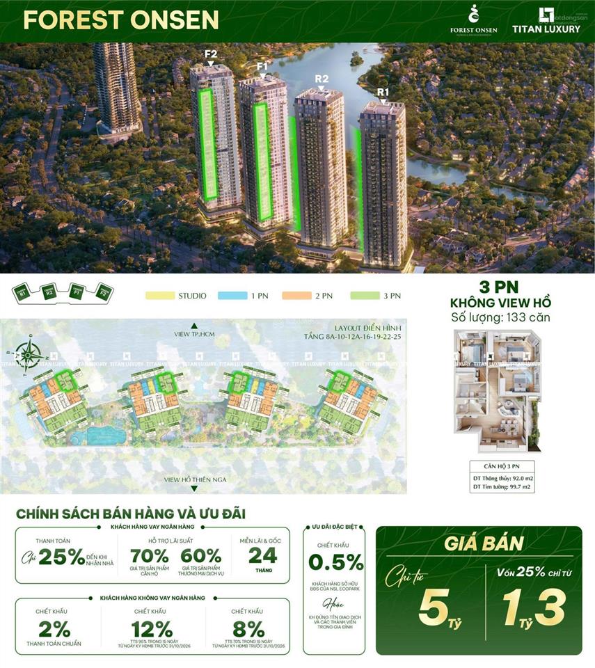 Căn hộ khoáng nóng onsen duy nhất tại sài gòn