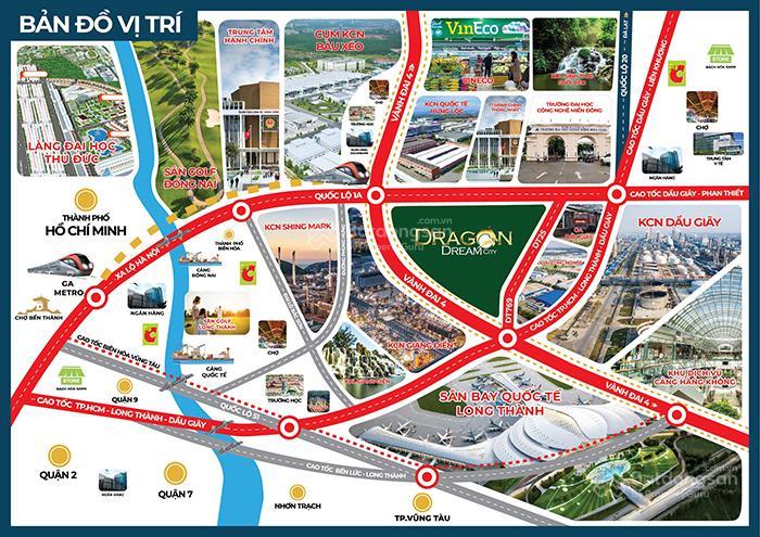 Cần bán nhanh đất nền da dragon dream city thống nhất, đồng nai  chính chủ, pháp lý rõ ràng