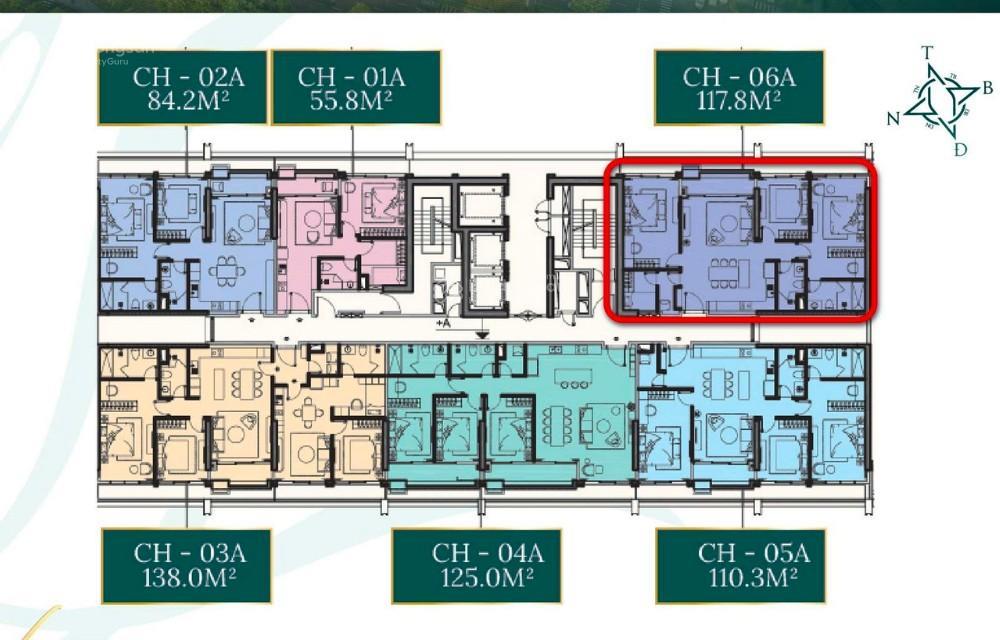 Bán căn 1606a celestine westlake 118,2m2, 3pn tầng 16 view công viên, 20,25 tỷ