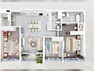 Bán căn 05 celestine westlake 110m² tầng cao cuối cùng view trực diện hồ tây
