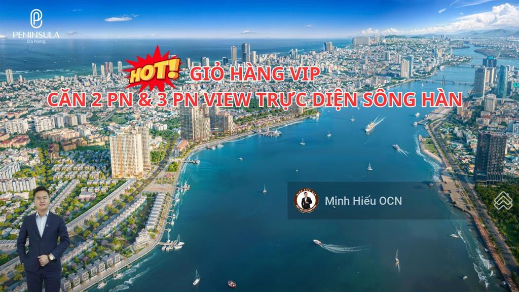 Siêu phẩm căn gốc 2 pn và 3 pn siêu vip view trực diện mặt sông hàn đà nẵng số lượng có hạn
