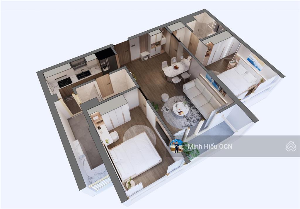 Cực hiếm! căn hộ 2 pn view trực diện biển mỹ khê  sẵn sàng bàn giao năm 2026 giá thương lượng
