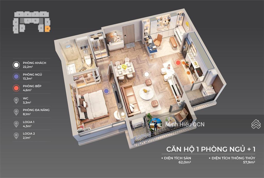 Cực hiếm! căn hộ 2 pn view trực diện biển mỹ khê  sẵn sàng bàn giao năm 2026 giá thương lượng