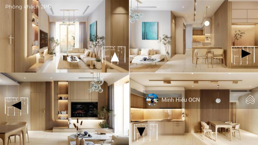 Bán căn hộ 2pn vista đà nẵng tầng cao, nội thất liền tường, sắp bàn giao vào ở luôn