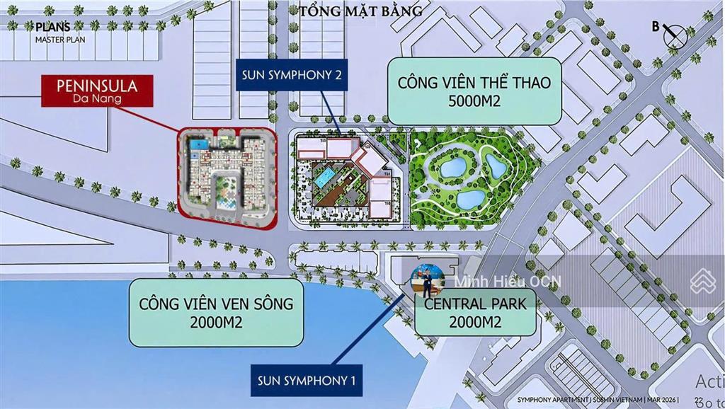 Peninsula đà nẵng 1pn view sông hàn & biển, giá chỉ 3,142 tỷ