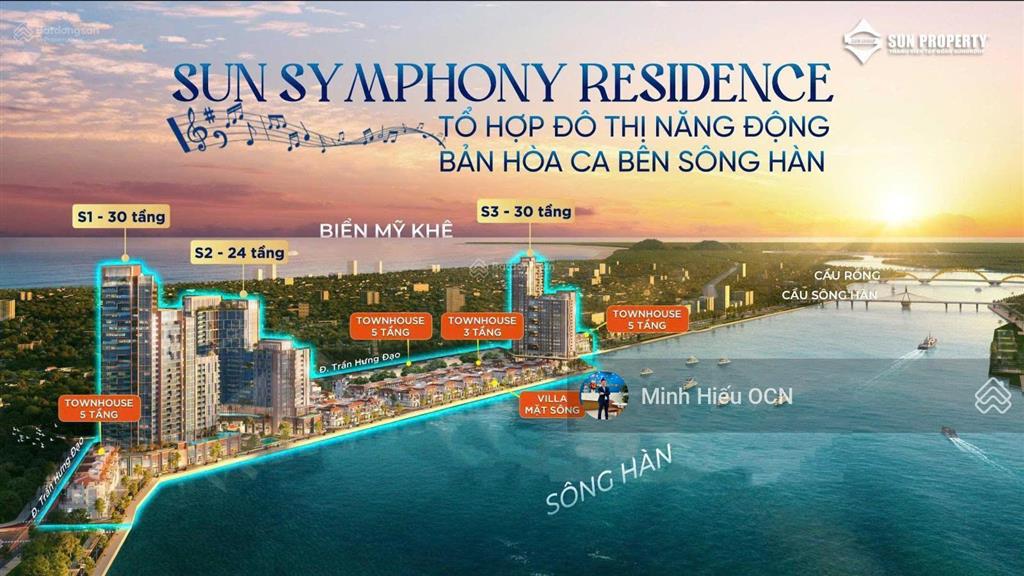Căn hộ sun symphony residence 5 (s5) giỏ ưu đãi đặc biệt ck 22% booking chỉ từ 50tr view pháo hoa