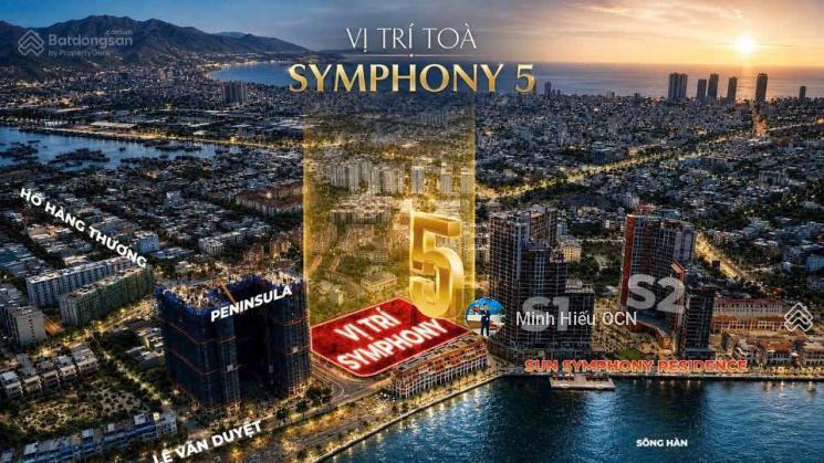 Căn hộ sun symphony residence 5 (s5) giỏ ưu đãi đặc biệt ck 22% booking chỉ từ 50tr view pháo hoa