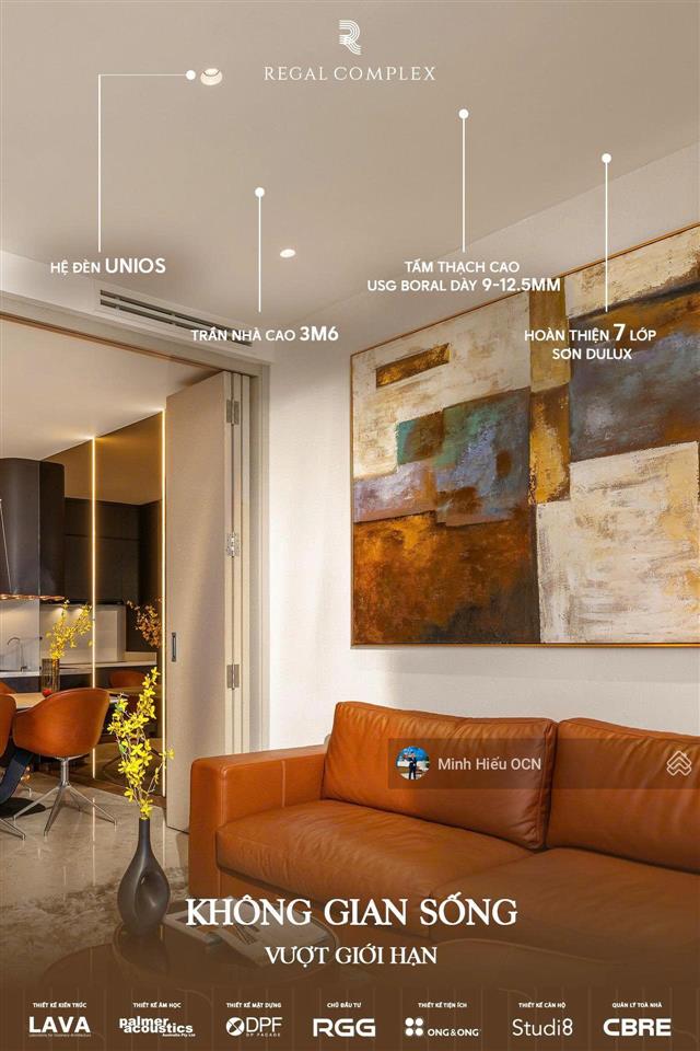 Regal complex, 1 căn 2 phòng ngủ giá tốt, chỉ thanh toán 445 triệu (10%), ký hđmb