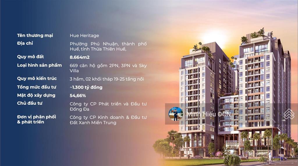 Cần bán nhanh căn 2pn hue heritage  tầng cao  giá tốt