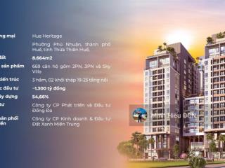 Cần bán nhanh căn 2pn huế heritage  tầng cao  giá cực tốt