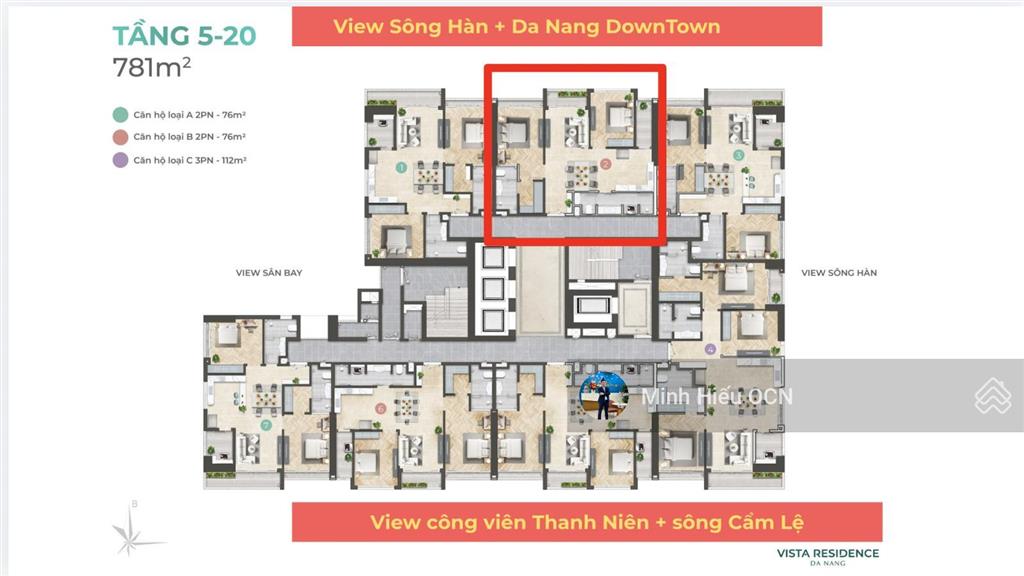 Bán căn hộ 2pn tầng cao vista residence  nhận nhà ở ngay  sẵn nội thất liền tường giá chỉ 4,x tỷ