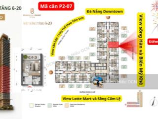 Studio chỉ từ 2,1 tỷ  sở hữu căn hộ hạng sang giữa trung tâm hải châu view biển mỹ khê & pháo hoa