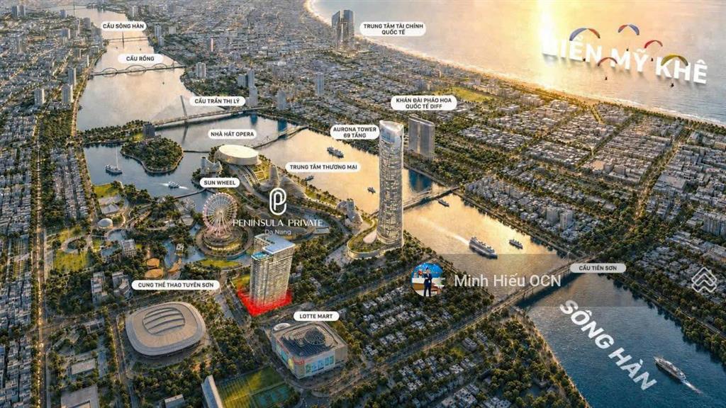 Studio chỉ từ 2,1 tỷ  sở hữu căn hộ hạng sang giữa trung tâm hải châu view biển mỹ khê & pháo hoa