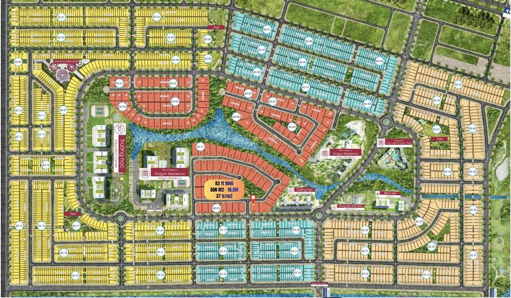 Hàng hiếm hàng hot | lô góc 3 mặt tiền dragon smart city, cực kỳ tiềm năng để đầu tư