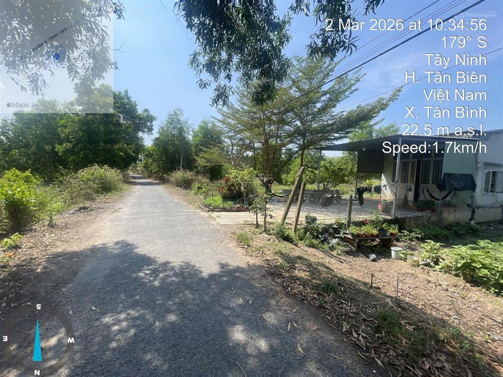 Bán gấp đất tại ấp tân thạnh, đt 783, tân biên, tây ninh, 2,2 tỷ, 1794 m2, 400 tc