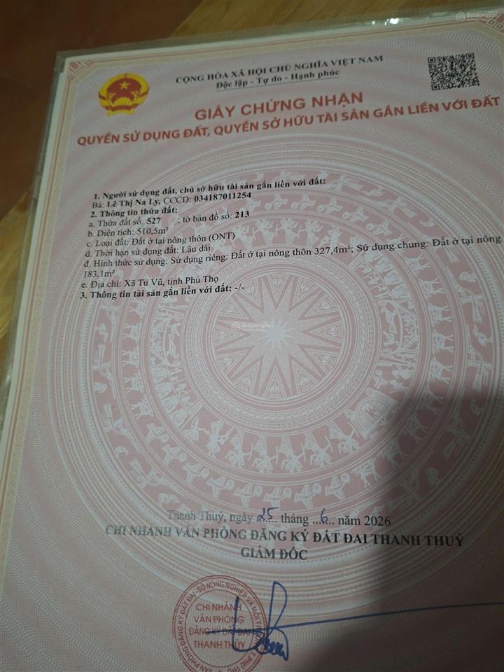 Đất full thổ cư đt317 view sông đà, gần cầu đồng quang