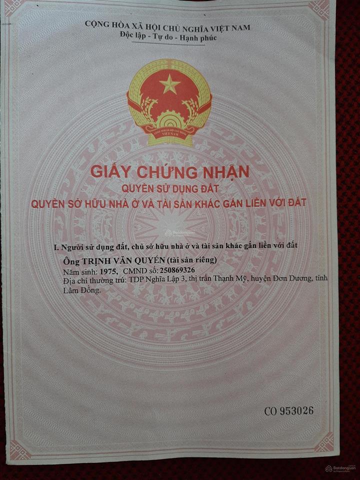 Bán đất ở phường 12, đà lạt, lâm đồng, giá 8,5 tỷ, diện tích 237 m2, chính chủ