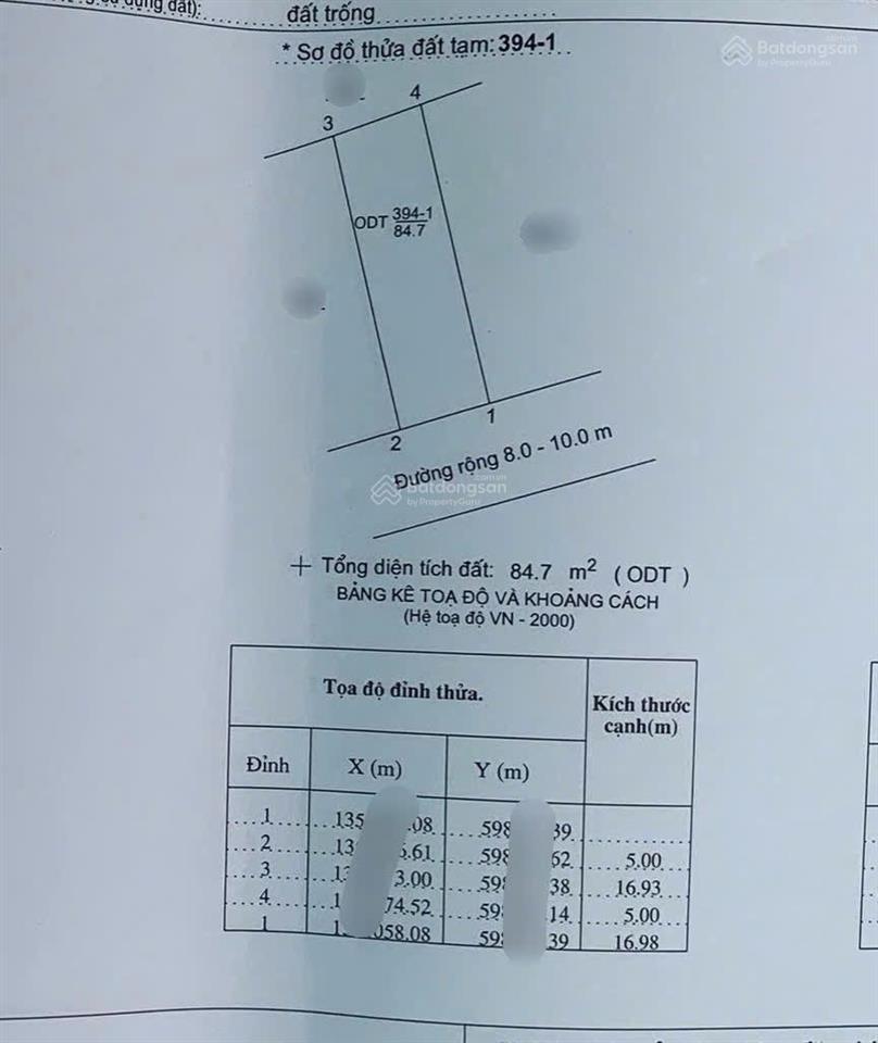 Bán đất vĩnh thái nam nha trang, gần vòng xoay võ nguyên giáp, đường 10m, giá 4 tỷ 235