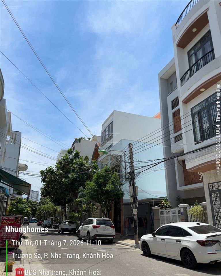 Bán căn góc hiện đại 2 mặt tiền 3 tầng phan vinh nha trang, gần chợ bình tân, cách biển 700m, 7,9tỷ