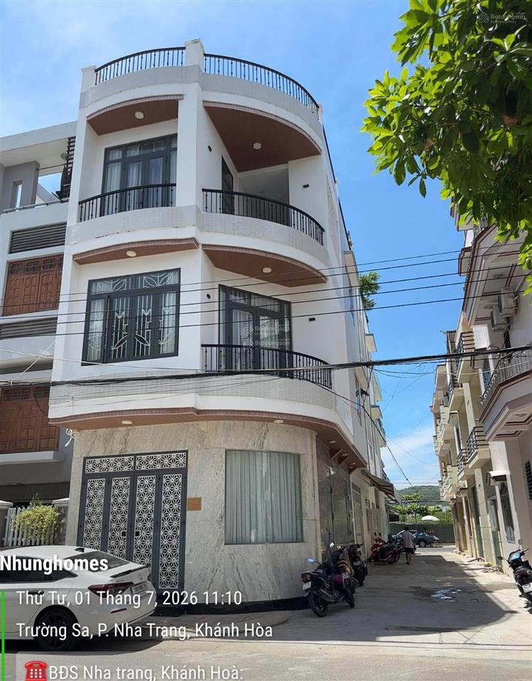 Bán căn góc hiện đại 2 mặt tiền 3 tầng phan vinh nha trang, gần chợ bình tân, cách biển 700m, 7,9tỷ