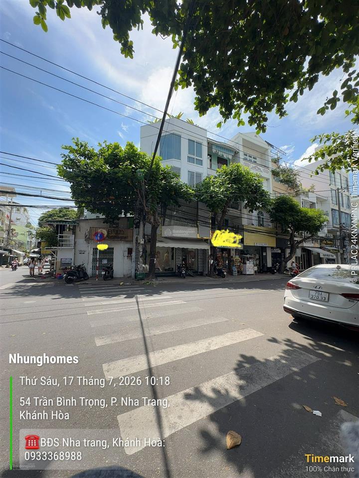 Bán nhà 4 tầng mặt tiền đường hồng bàng nha trang, full nội thất, cách biển 1,3km, giá 7 tỷ 500