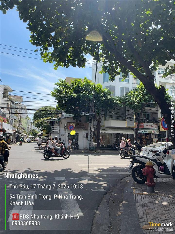 Bán nhà 4 tầng mặt tiền đường hồng bàng nha trang, full nội thất, cách biển 1,3km, giá 7 tỷ 500