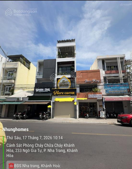 Bán villa phố 2 mặt tiền lê hồng phong, gần coopmart, nha trang, dòng tiền 40 triệu/th, 13,9tỷ