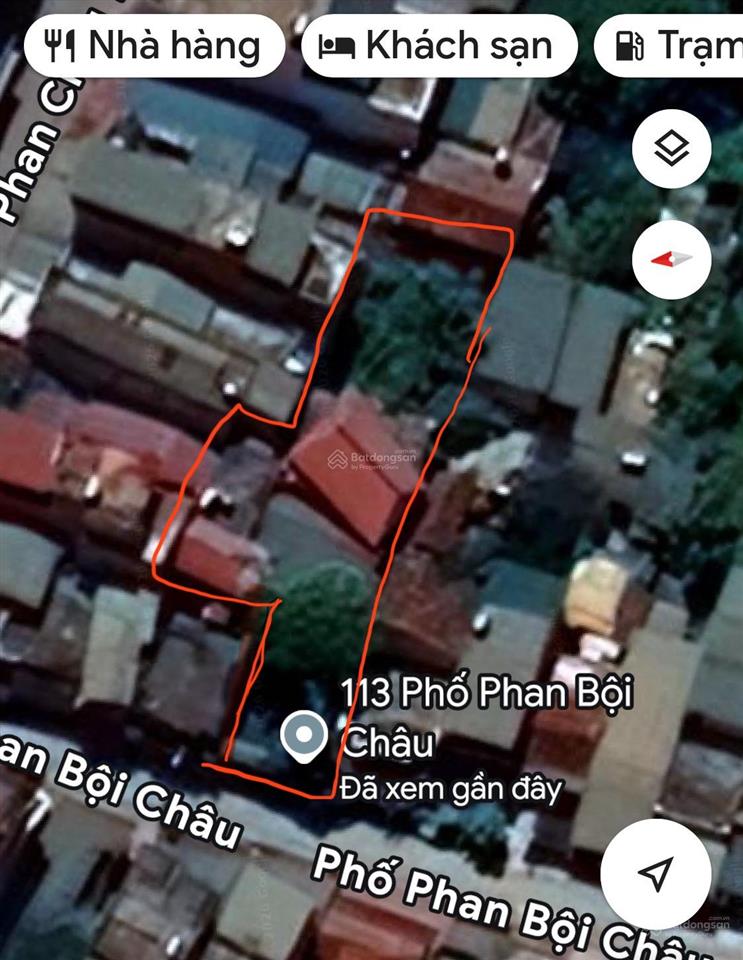Bán nhà 350m2 mặt tiền đường phan bội châu  cách biển 1km