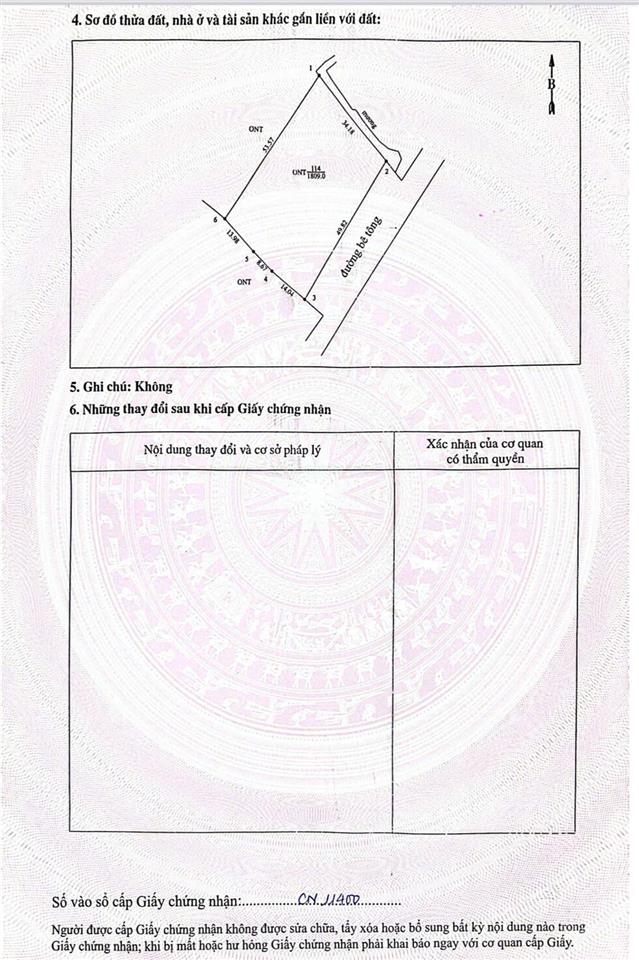 Cần chuyển nhượng đất tu vũ cách đường tl317g 20m