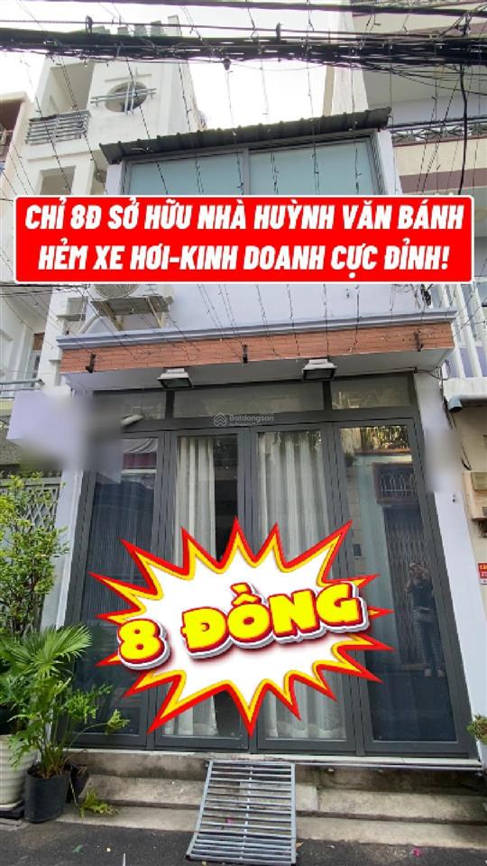 Rất hiếm! nhà hxh huỳnh văn bánh khu sang trọng kinh doanh đỉnh  45m  8 tỷ giảm sâu