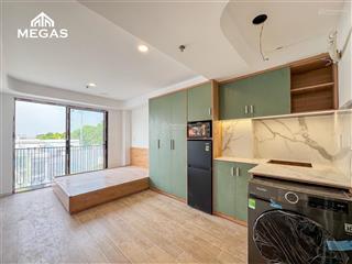 Studio ban công full nội thất mới 100% máy giặt riêng ngay chợ thạch đà