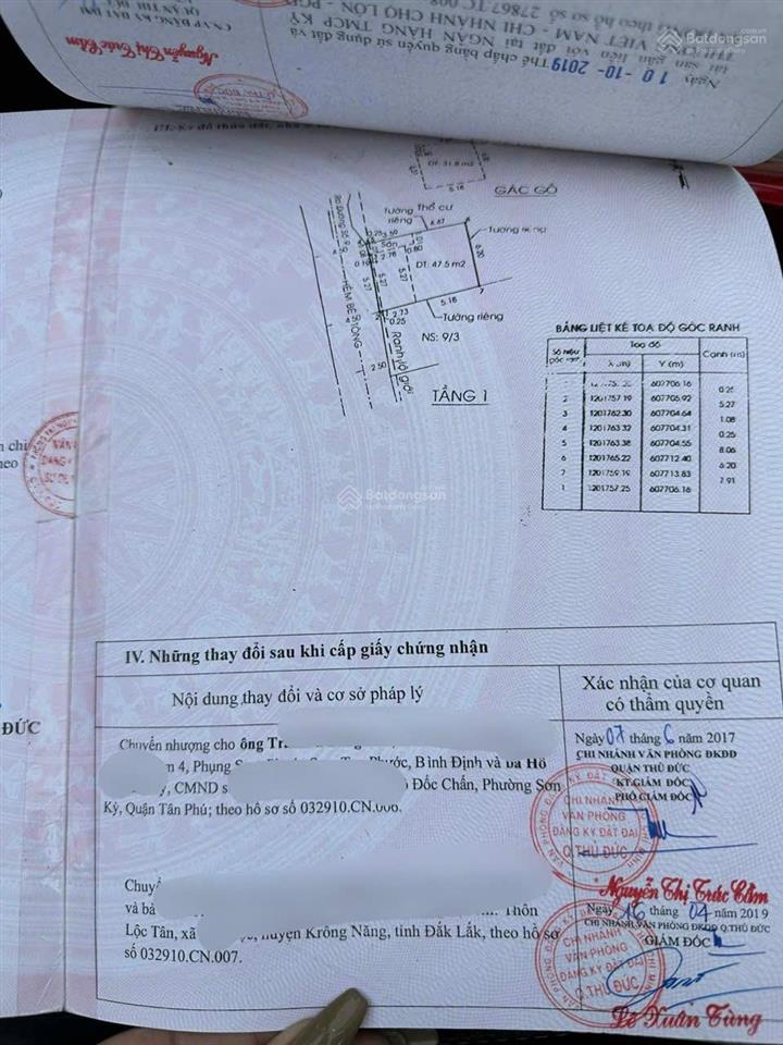 Bán nhà đường số 8, p. tam bình, thủ đức  hẻm xe hơi quay đầu  51,5m2, 1 trệt 1 lầu 3pn, dưới 5tỷ