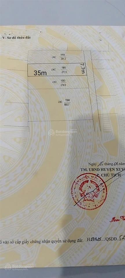 Bán đất tại đường 328, xã bàu lâm, 650 triệu, 280 m2