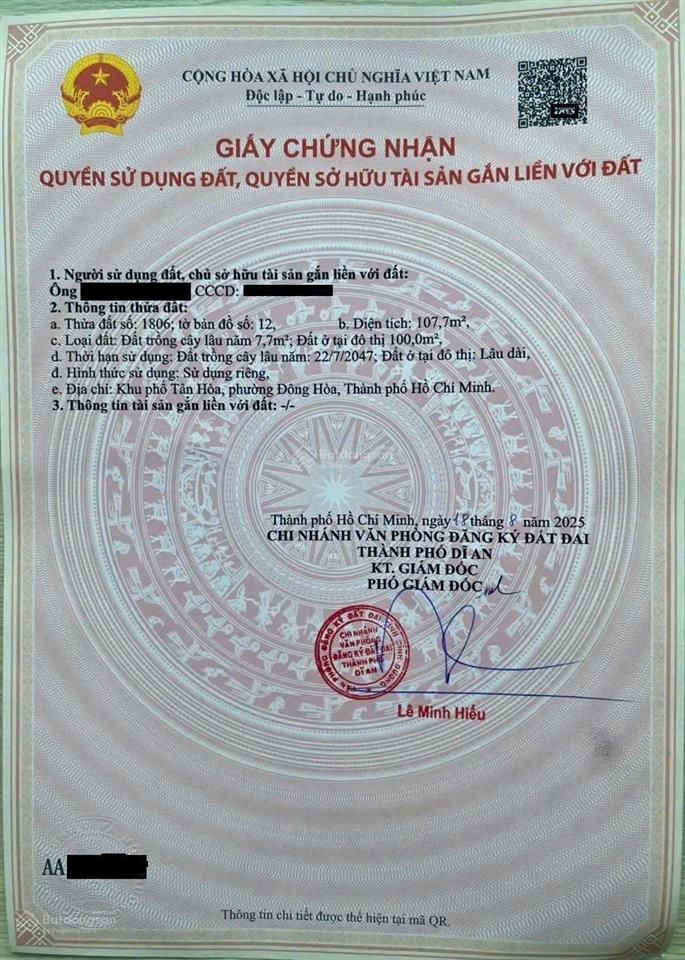Bán đất mặt tiền đường tôn thất tùng (thống nhất), cổng bệnh viện đại học sức khỏe